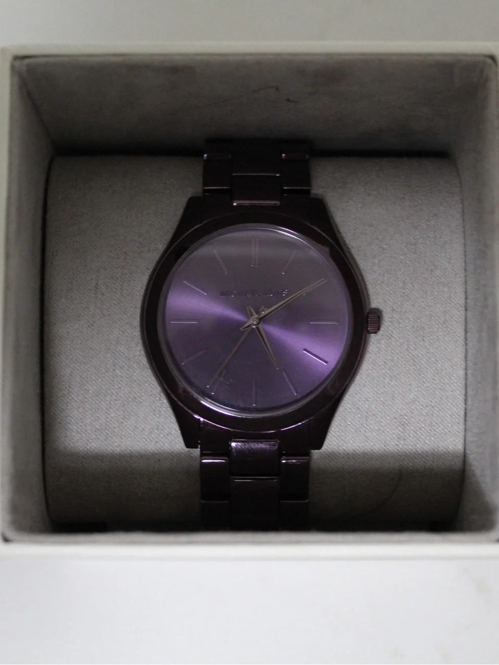 Michael Kors MK-4415 Slim Purple Watch